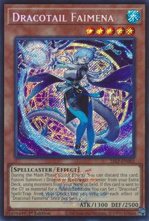 Dracotail Faimena (Emblazoned Secret Rare)  [26LP-EN002] Limited Pack World Championship 2026 1st Edition