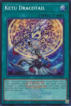 Ketu Dracotail (Emblazoned Secret Rare)  [26LP-EN004] Limited Pack World Championship 2026 1st Edition