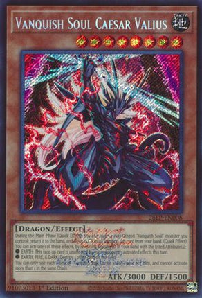 Vanquish Soul Caesar Valius (Emblazoned Secret Rare)  [26LP-EN008] Limited Pack World Championship 2026 1st Edition