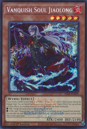 Vanquish Soul Jiaolong (Emblazoned Secret Rare)  [26LP-EN009] Limited Pack World Championship 2026 1st Edition
