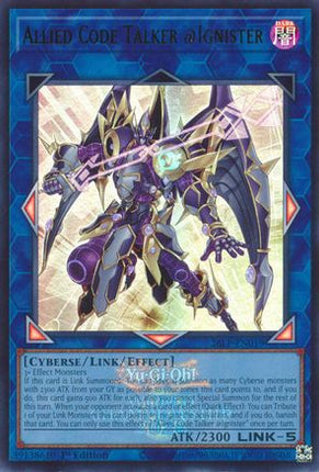 Allied Code Talker @Ignister (Emblazoned) (Ultra Rare) [26LP-EN019] Limited Pack World Championship 2026 1st Edition