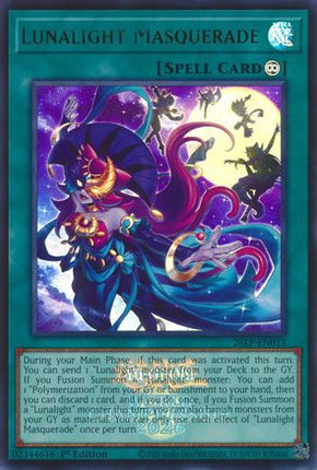 Lunalight Masquerade (Emblazoned) (Ultra Rare) [26LP-EN013] Limited Pack World Championship 2026 1st Edition