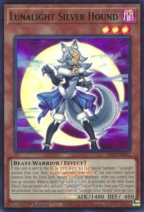 Lunalight Silver Hound (Emblazoned) (Ultra Rare) [26LP-EN012] Limited Pack World Championship 2026 1st Edition