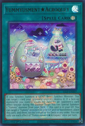 YummyusmentAcroquey (Emblazoned) (Ultra Rare) [26LP-EN007] Limited Pack World Championship 2026 1st Edition