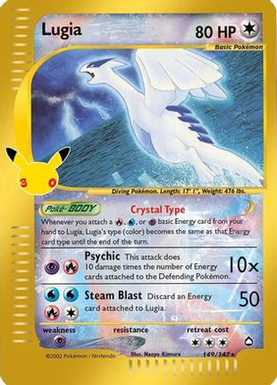 Lugia 149/147 - ME 30th Celebration Classic Collection Holofoil