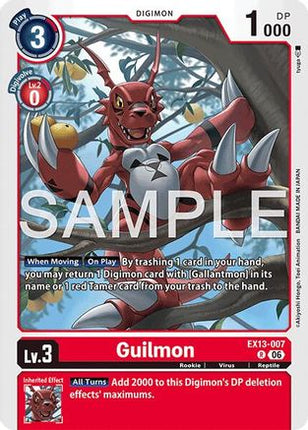 Guilmon [EX13-007] [Chivalrous XIII] Foil