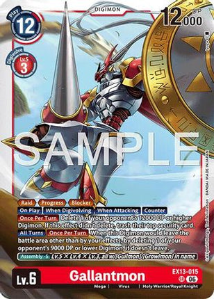 Gallantmon [EX13-015] [Chivalrous XIII] Foil