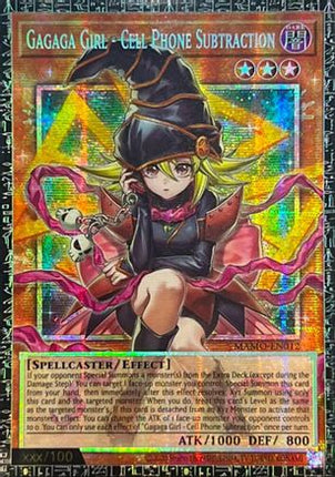 Gagaga Girl - Cell Phone Subtraction (GMR) (Grand Master Rare) [MAMO-EN012] Magnificent Monsters 1st Edition