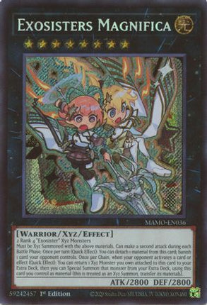 Exosisters Magnifica (Secret Rare)  [MAMO-EN036] Magnificent Monsters 1st Edition