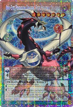 Odd-Eyes Pendulum Dragon, Four Heavenly Dragons (Starlight Rare) (Extended Art)  [MAMO-EN013] Magnificent Monsters 1st Edition