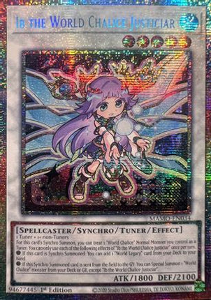 Ib the World Chalice Justiciar (Starlight Rare)  [MAMO-EN034] Magnificent Monsters 1st Edition