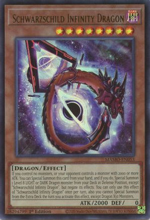 Schwarzschild Infinity Dragon (Ultra Rare) [MAMO-EN053] Magnificent Monsters 1st Edition