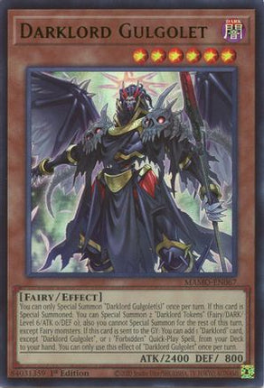 Darklord Gulgolet (Ultra Rare) [MAMO-EN067] Magnificent Monsters 1st Edition