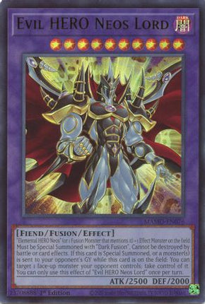 Evil HERO Neos Lord (Ultra Rare) [MAMO-EN076] Magnificent Monsters 1st Edition