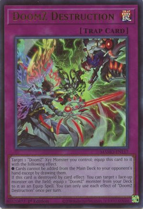 DoomZ Destruction (Ultra Rare) [MAMO-EN117] Magnificent Monsters 1st Edition