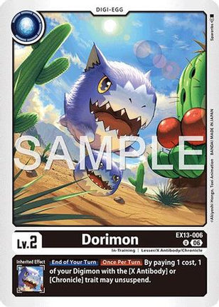 Dorimon [EX13-006] [Chivalrous XIII]