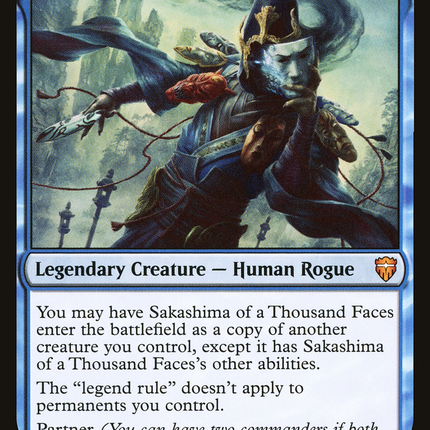 Sakashima of a Thousand Faces [Commander Legends]