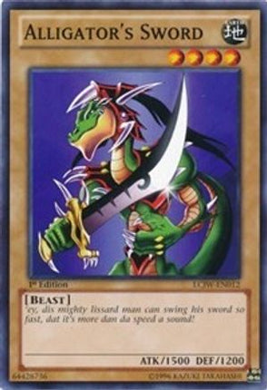 Alligator's Sword (Common / Short Print) [LCJW-EN012] 1st Edition