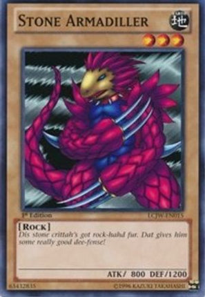 Stone Armadiller (Common / Short Print) [LCJW-EN015] 1st Edition