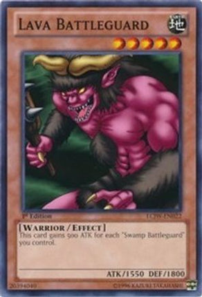 Lava Battleguard (Common / Short Print) [LCJW-EN022] 1st Edition