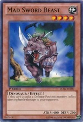 Mad Sword Beast (Common / Short Print) [LCJW-EN027] 1st Edition