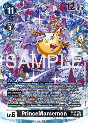 PrinceMamemon (Alternate Art) [EX13-063] [Chivalrous XIII] Foil