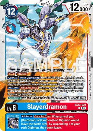 Slayerdramon [EX13-024] [Chivalrous XIII] Foil