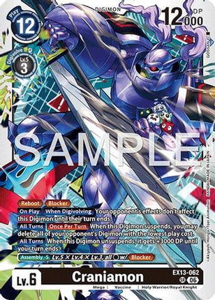 Craniamon [EX13-062] [Chivalrous XIII] Foil
