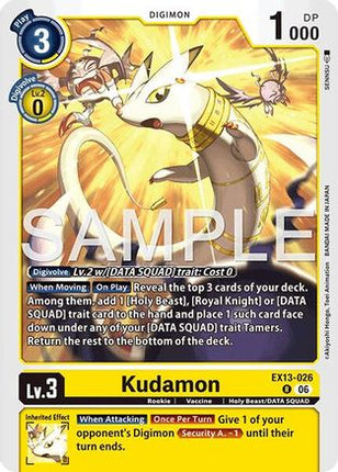 Kudamon [EX13-026] [Chivalrous XIII] Foil