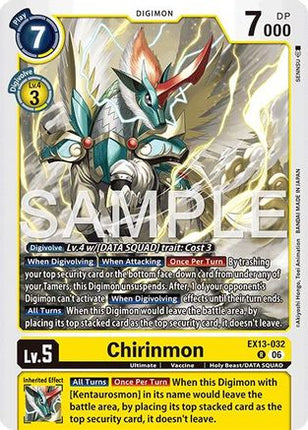 Chirinmon [EX13-032] [Chivalrous XIII] Foil