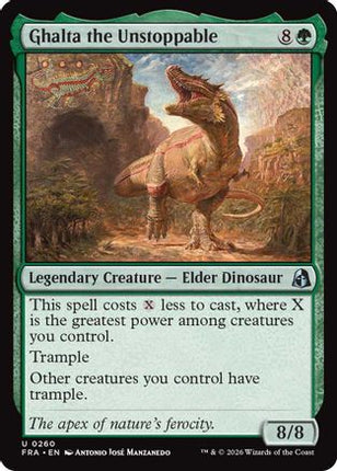 Ghalta the Unstoppable (260) [Reality Fracture] Foil