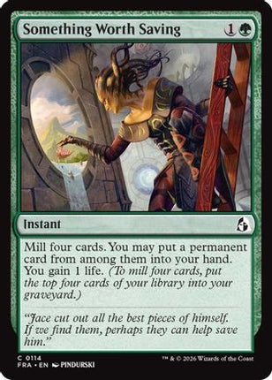 Something Worth Saving (114) [Reality Fracture] Foil