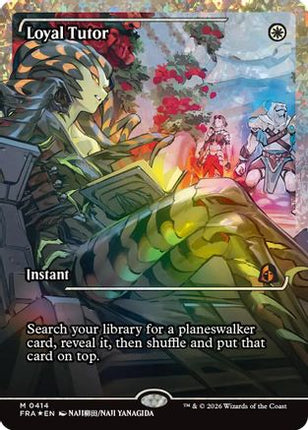 Loyal Tutor (Showcase) (Fracture Foil) (414) [Reality Fracture] Foil