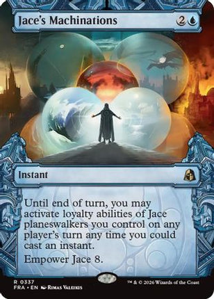 Jace's Machinations (Showcase) (337) [Reality Fracture] Foil
