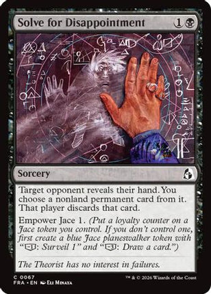 Solve for Disappointment (067) [Reality Fracture] Foil