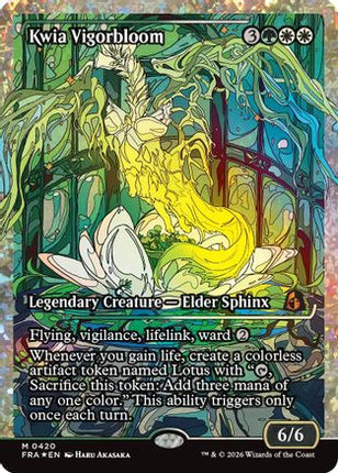 Kwia Vigorbloom (Showcase) (Fracture Foil) (0420) (420) [Reality Fracture] Foil