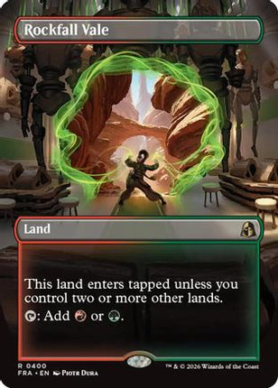 Rockfall Vale (Borderless) (400) [Reality Fracture] Foil