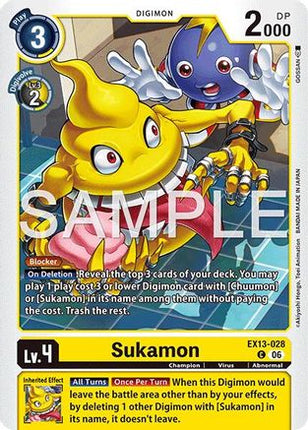 Sukamon [EX13-028] [Chivalrous XIII]