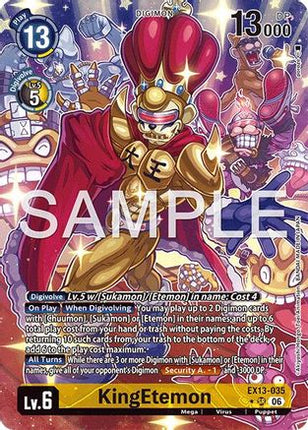 KingEtemon (Alternate Art) [EX13-035] [Chivalrous XIII] Foil