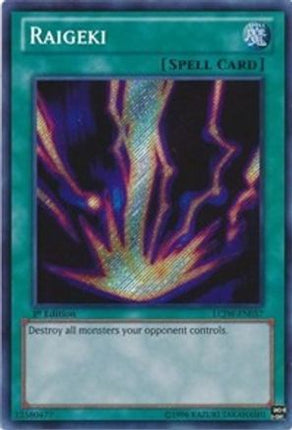 Raigeki (Secret Rare) [LCJW-EN057] 1st Edition