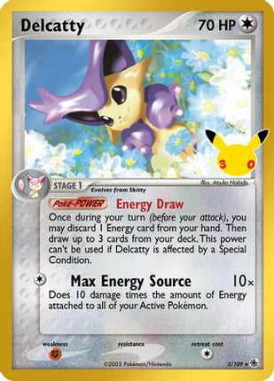 Delcatty 005- ME 30th Celebration Classic Collection Holofoil