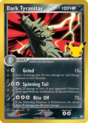 Dark Tyranitar 019- ME 30th Celebration Classic Collection Holofoil