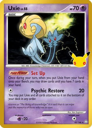 Uxie 043- ME 30th Celebration Classic Collection Holofoil