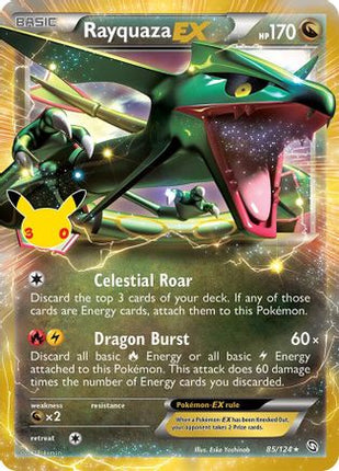 Rayquaza EX 085- ME 30th Celebration Classic Collection Holofoil