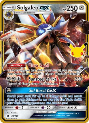 Solgaleo GX 089- ME 30th Celebration Classic Collection Holofoil