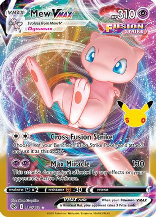 Mew VMAX 114- ME 30th Celebration Classic Collection Holofoil