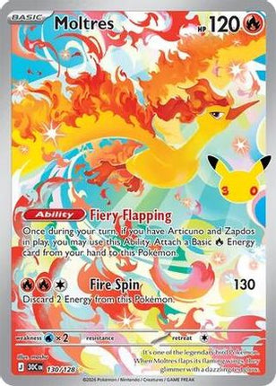 Moltres - 130/128 130/128 - ME 30th Celebration Holofoil