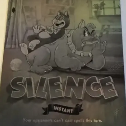 Silence (0881) (Black & White Foil) [Secret Lair Drop Series] Foil