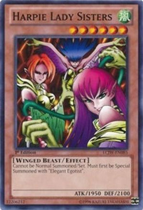 Harpie Lady Sisters (Common / Short Print) [LCJW-EN085] 1st Edition