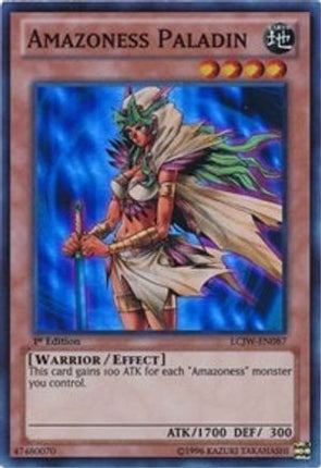 Amazoness Paladin (Super Rare) [LCJW-EN087] 1st Edition
